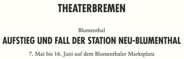 Blumenthal Theater Bremen